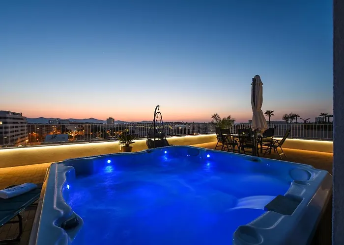 Zadar Sunset Penthouse With Spectacular View And Jacuzzi